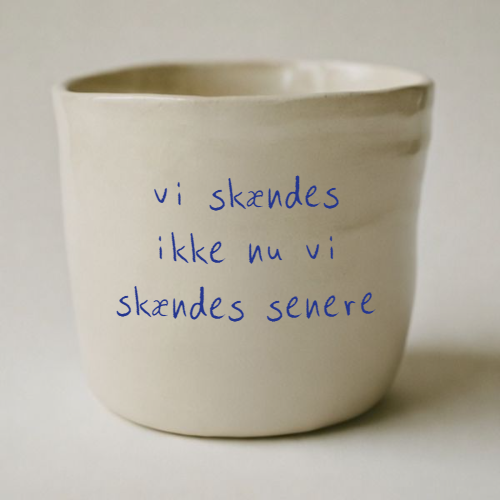 vi skændes ikke nu vi skændes senere